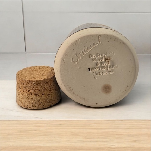 Vintage 1991 Dr Brophy's "Hopes & Dreams" Word Jar Signed 1998 - Picture 6 of 6